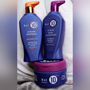 "ITS A 10" Miracle Shampoo w/Keratin, Conditioner & Miracle Hair Mask (3 PC SET)